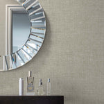 EW10105 faux linen wallpaper decor from the White Heron collection by Etten Studios