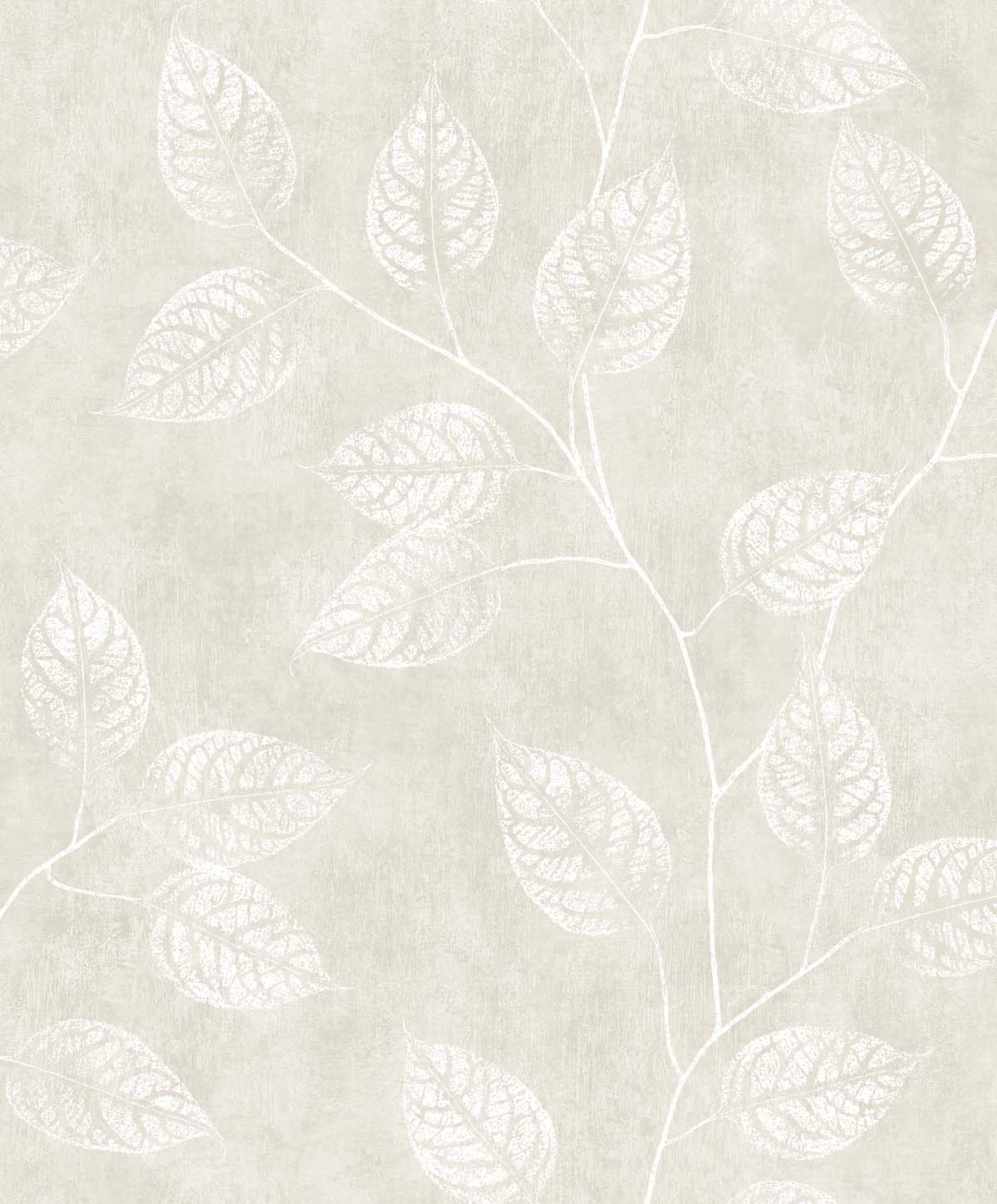 EW10800 leaf botanical wallpaper from the White Heron collection by Etten Studios