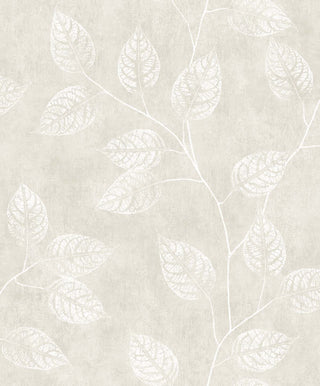EW10800 leaf botanical wallpaper from the White Heron collection by Etten Studios