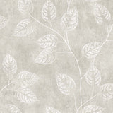 EW10807 leaf botanical wallpaper from the White Heron collection by Etten Studios