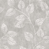 EW10808 leaf botanical wallpaper from the White Heron collection by Etten Studios