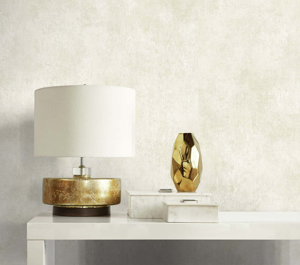 EW10905 faux plaster wallpaper decor from the White Heron collection by Etten Studios