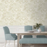 EW11005 crane wallpaper dining room from the White Heron collection by Etten Studios