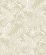 EW11005 crane wallpaper from the White Heron collection by Etten Studios