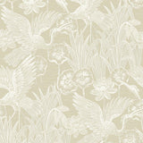 EW11005 crane wallpaper from the White Heron collection by Etten Studios