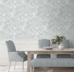 EW11018 crane wallpaper dining room from the White Heron collection by Etten Studios