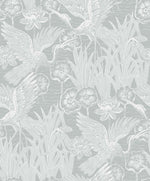 EW11018 crane wallpaper from the White Heron collection by Etten Studios