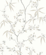 EW11107 floral wallpaper from the White Heron collection by Etten Studios