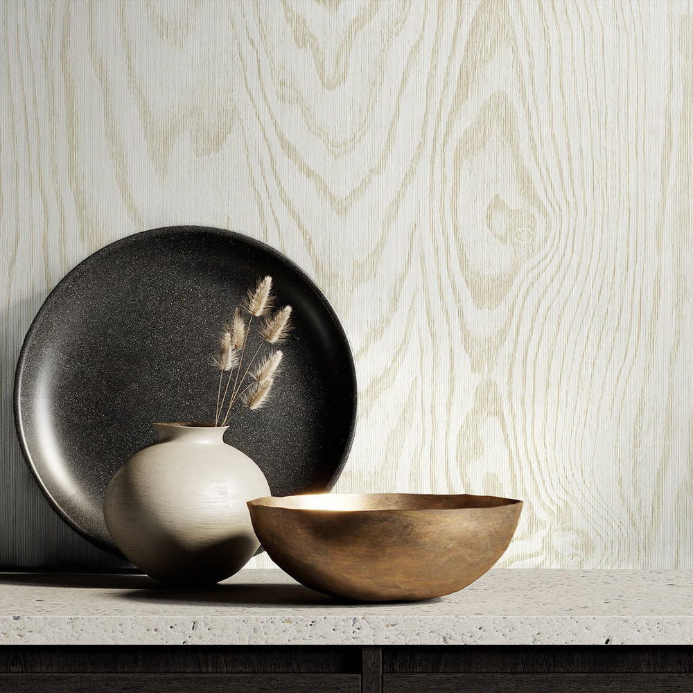 
                  
                    EW11305 woodgrain stringcloth wallpaper decor from the White Heron collection by Etten Studios
                  
                