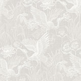EW11500 crane stringcloth wallpaper from the White Heron collection by Etten Studios