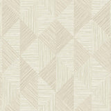 EW11707 geometric textured vinyl wallpaper from the White Heron collection by Etten Studios