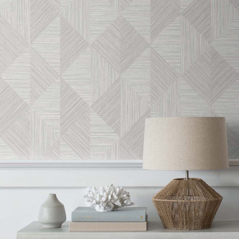 
                  
                    EW11708 geometric textured vinyl wallpaper decor from the White Heron collection by Etten Studios
                  
                