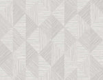 EW11708 geometric textured vinyl wallpaper from the White Heron collection by Etten Studios