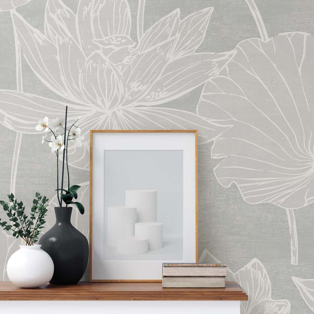
                  
                    EW12000 floral wallpaper decor from the White Heron collection by Etten Studios
                  
                