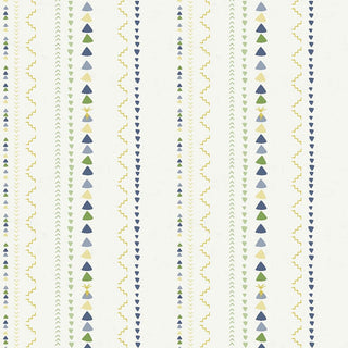 Playdate Adventure Volcano Stripe Kids Unpasted Wallpaper