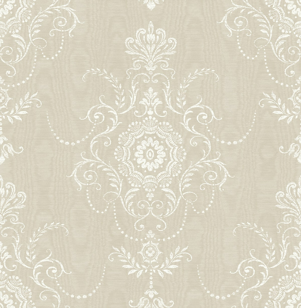 French Country Colette Cameo Unpasted Wallpaper