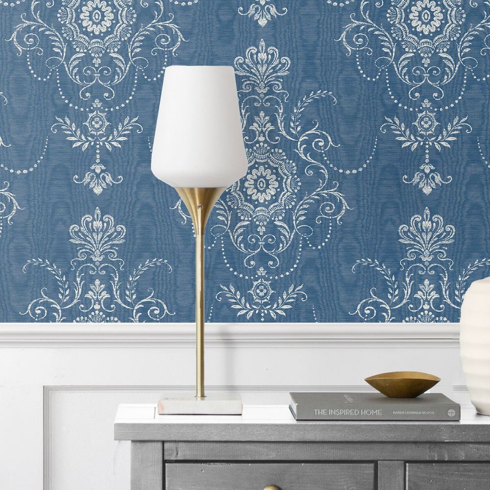 
                  
                    FC60312 damask wallpaper decor from the French Country collection by Seabrook Designs
                  
                