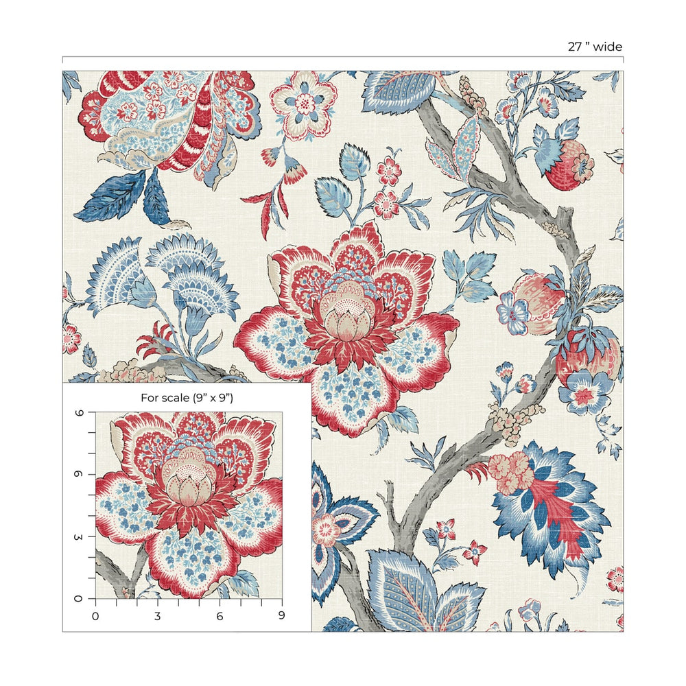 
                  
                    FC60401 jacobean wallpaper scale from the French Country collection by Seabrook Designs
                  
                