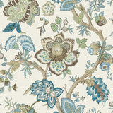 FC60406 jacobean wallpaper from the French Country collection by Seabrook Designs