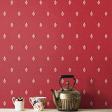 FC60601 Fleur de lis wallpaper decor from the French Country collection by Seabrook Designs