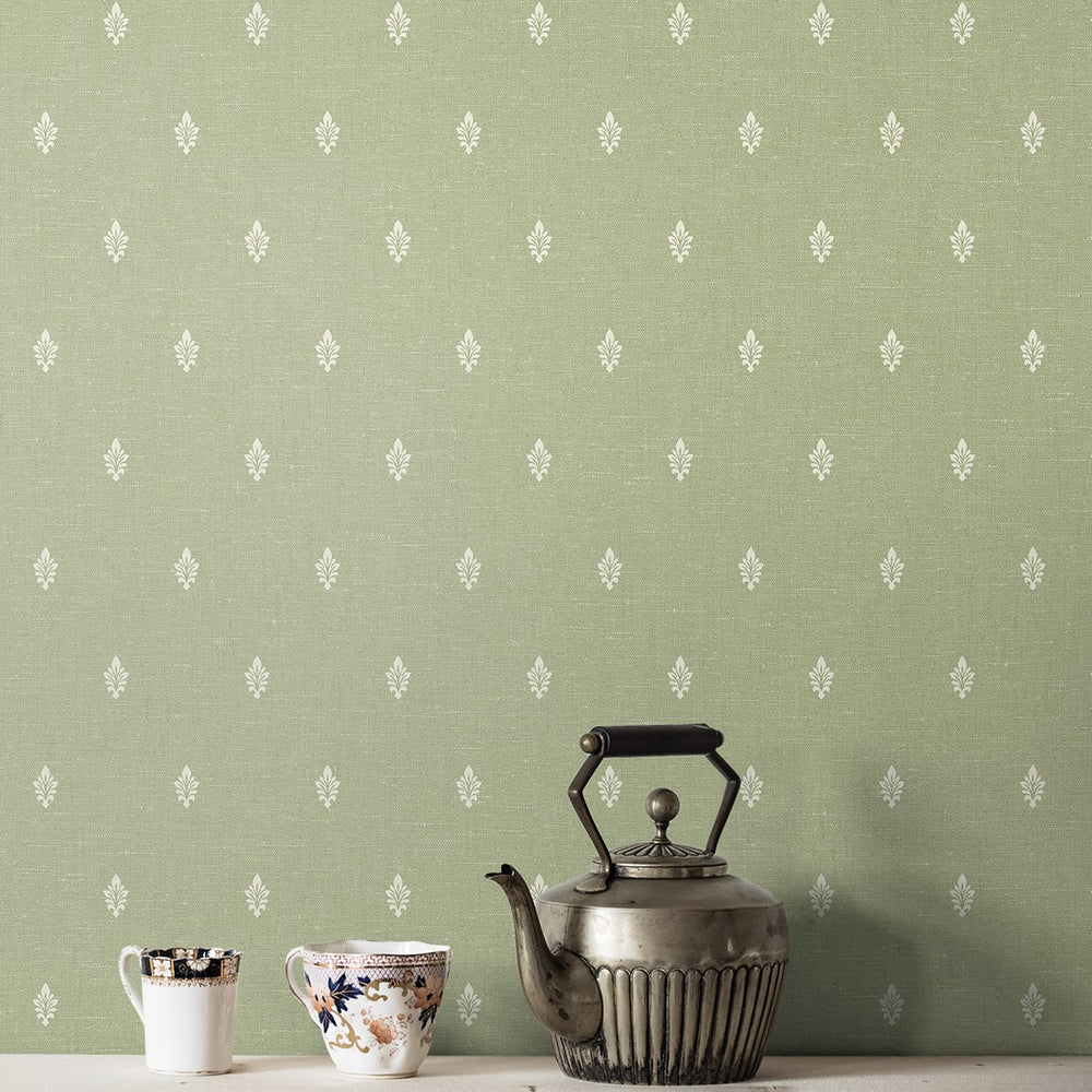 
                  
                    FC60604 Fleur de lis wallpaper decor from the French Country collection by Seabrook Designs
                  
                