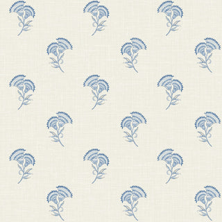 FC60802 lotus floral wallpaper from the French Country collection by Seabrook Designs
