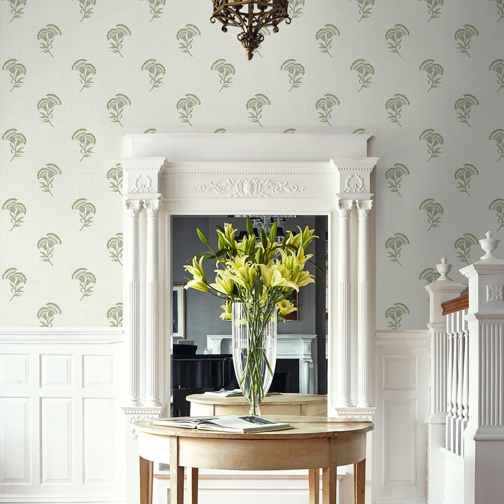 
                  
                    FC60804 lotus floral wallpaper entryway from the French Country collection by Seabrook Designs
                  
                
