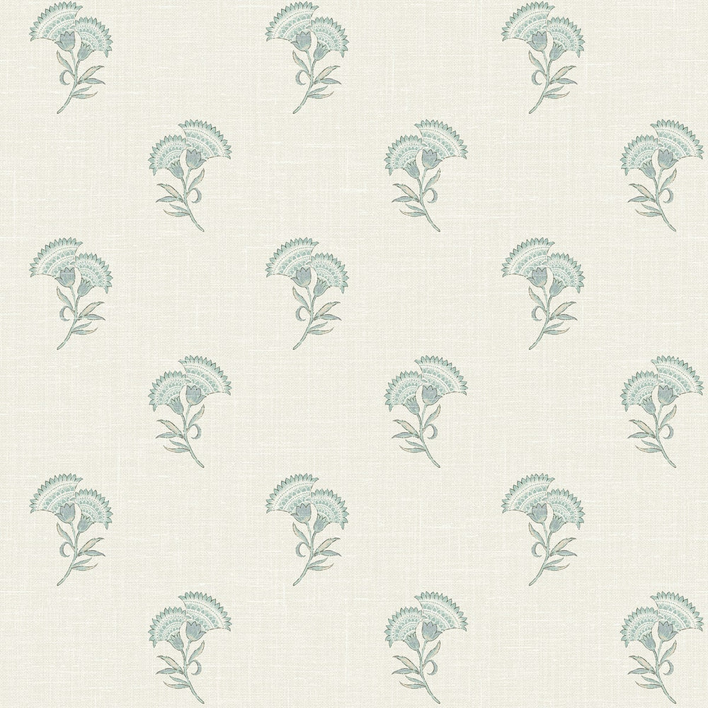 FC60808 lotus floral wallpaper from the French Country collection by Seabrook Designs