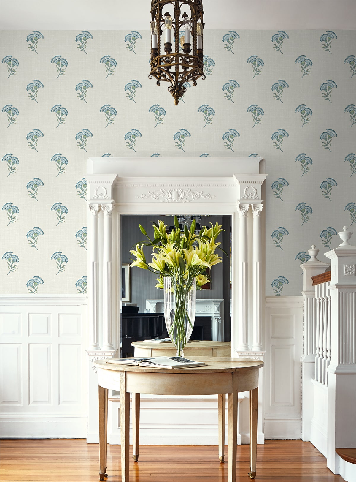French shop country wallpaper