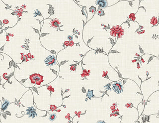 FC61001 floral trail wallpaper from the French Country collection by Seabrook Designs
