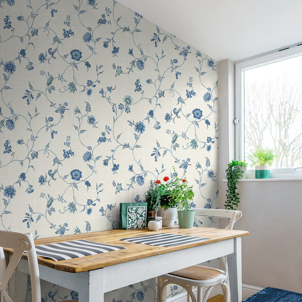 
                  
                    FC61002 floral trail wallpaper kitchen from the French Country collection by Seabrook Designs
                  
                