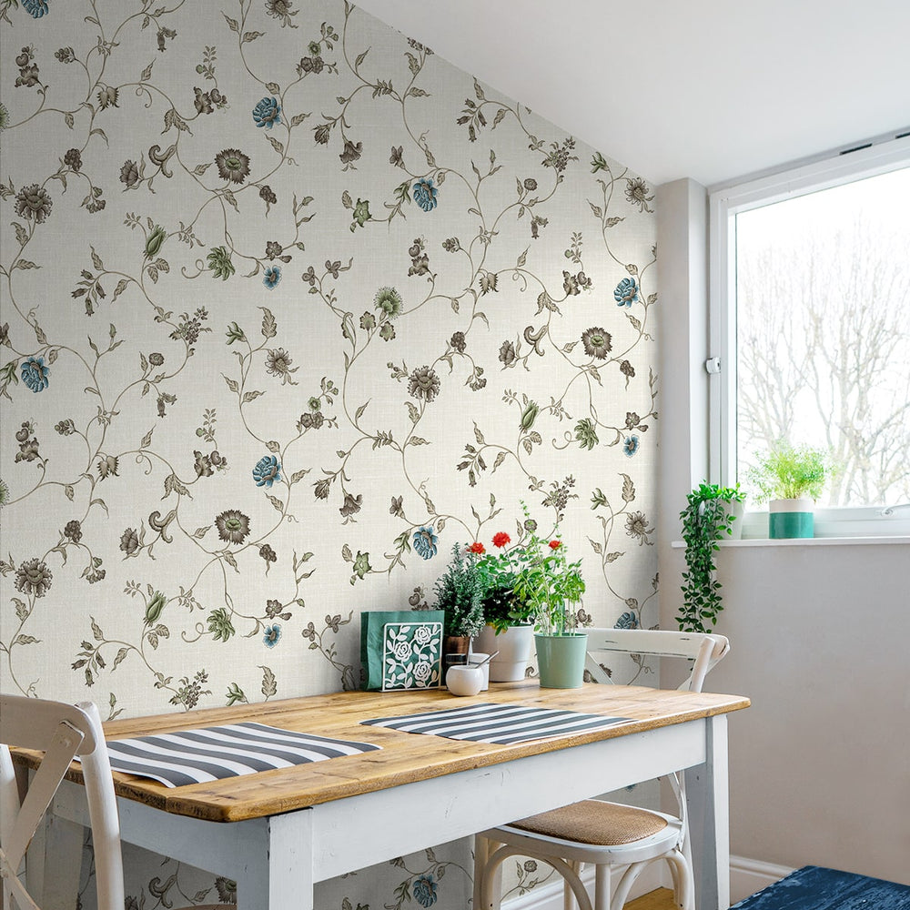 
                  
                    FC61006 floral trail wallpaper kitchen from the French Country collection by Seabrook Designs
                  
                