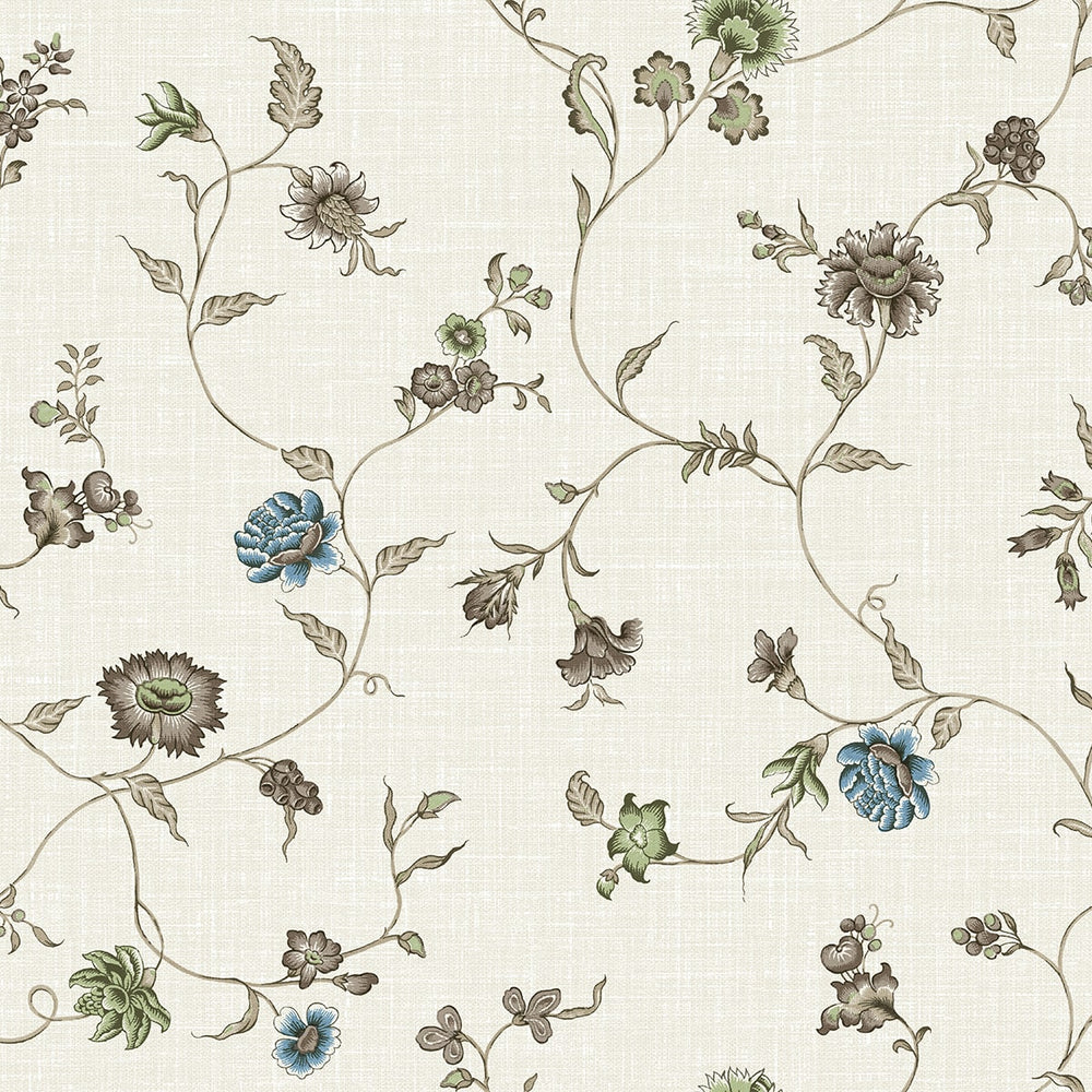 
                  
                    FC61006 floral trail wallpaper from the French Country collection by Seabrook Designs
                  
                