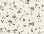 FC61006 floral trail wallpaper from the French Country collection by Seabrook Designs