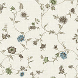 FC61006 floral trail wallpaper from the French Country collection by Seabrook Designs