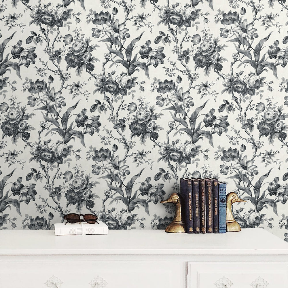 
                  
                    FC61200 rose floral wallpaper decor from the French Country collection by Seabrook Designs
                  
                