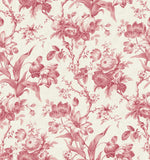 FC61201 rose floral wallpaper from the French Country collection by Seabrook Designs