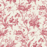 FC61201 rose floral wallpaper from the French Country collection by Seabrook Designs