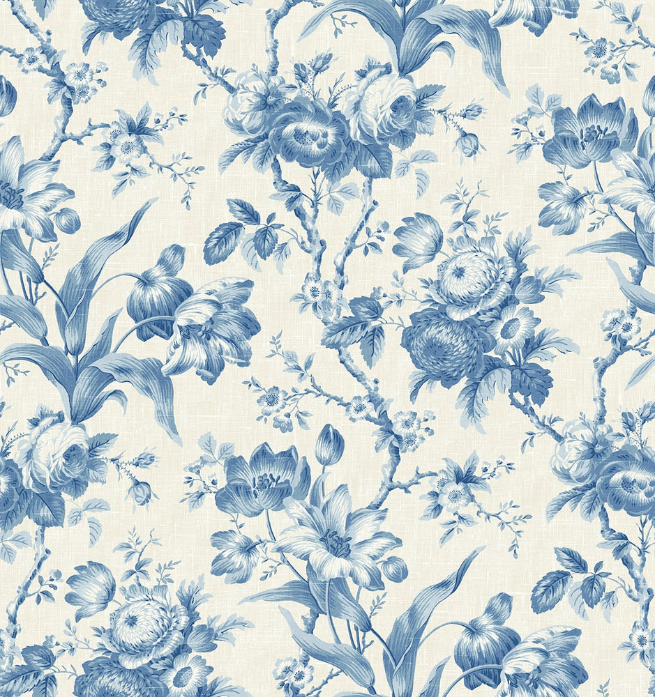 FC61202 rose floral wallpaper from the French Country collection by Seabrook Designs
