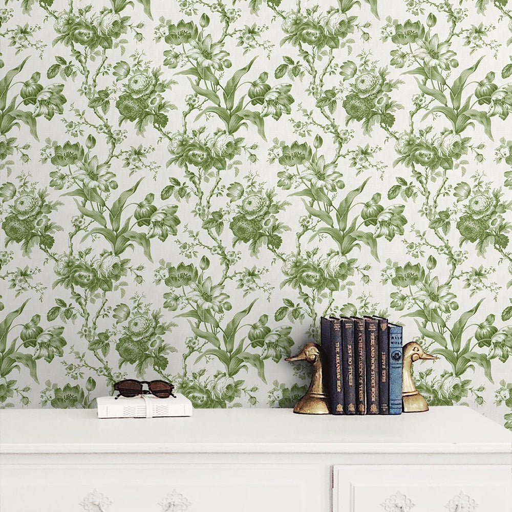 
                  
                    FC61204 rose floral wallpaper decor from the French Country collection by Seabrook Designs
                  
                