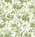 FC61204 rose floral wallpaper from the French Country collection by Seabrook Designs