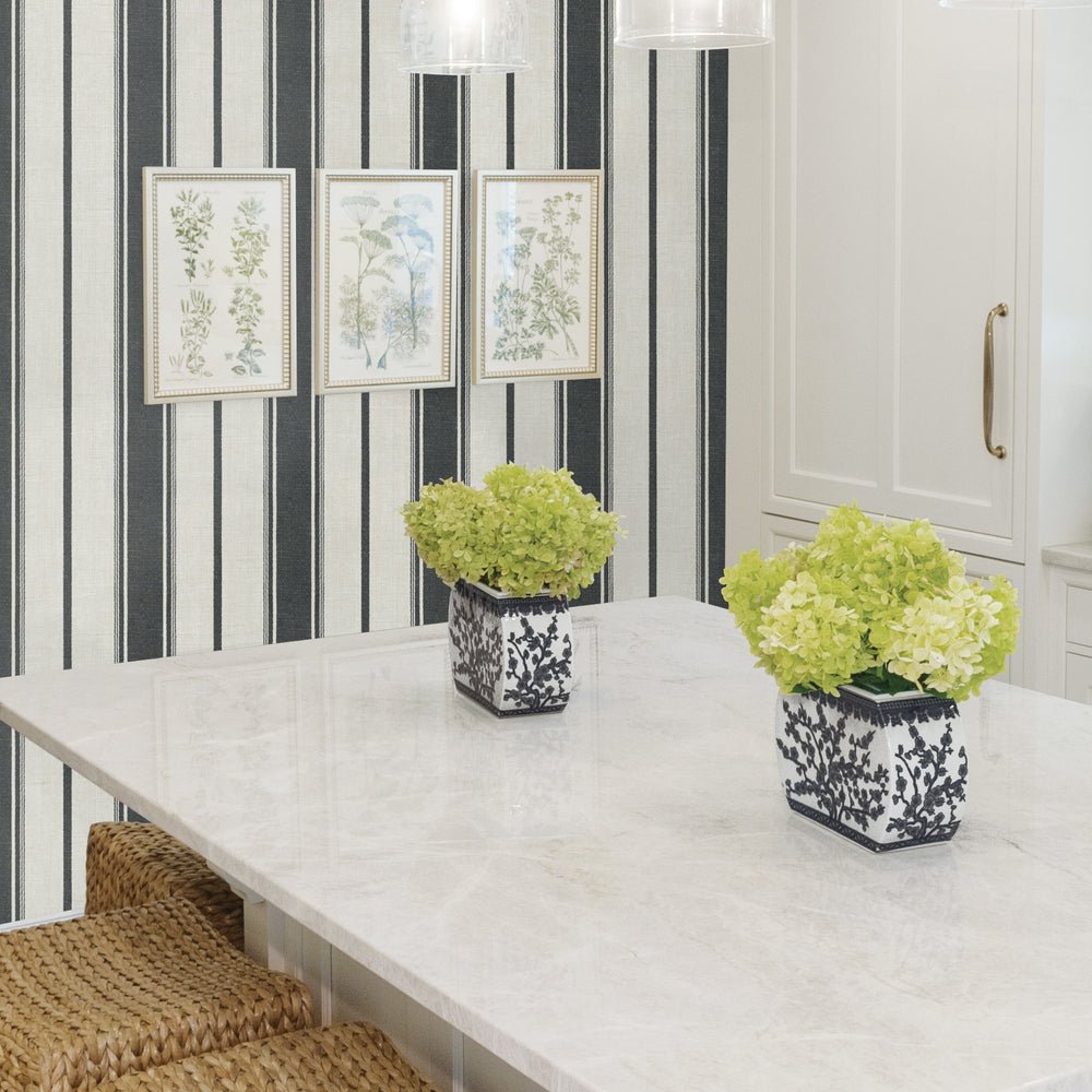 
                  
                    FC61500 striped wallpaper kitchen from the French Country collection by Seabrook Designs
                  
                