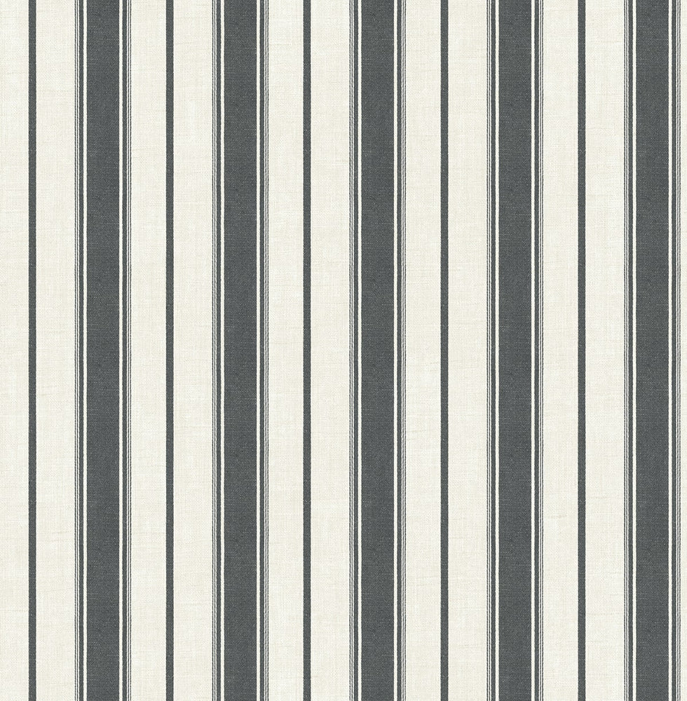French Country Eliott Linen Stripe Unpasted Wallpaper