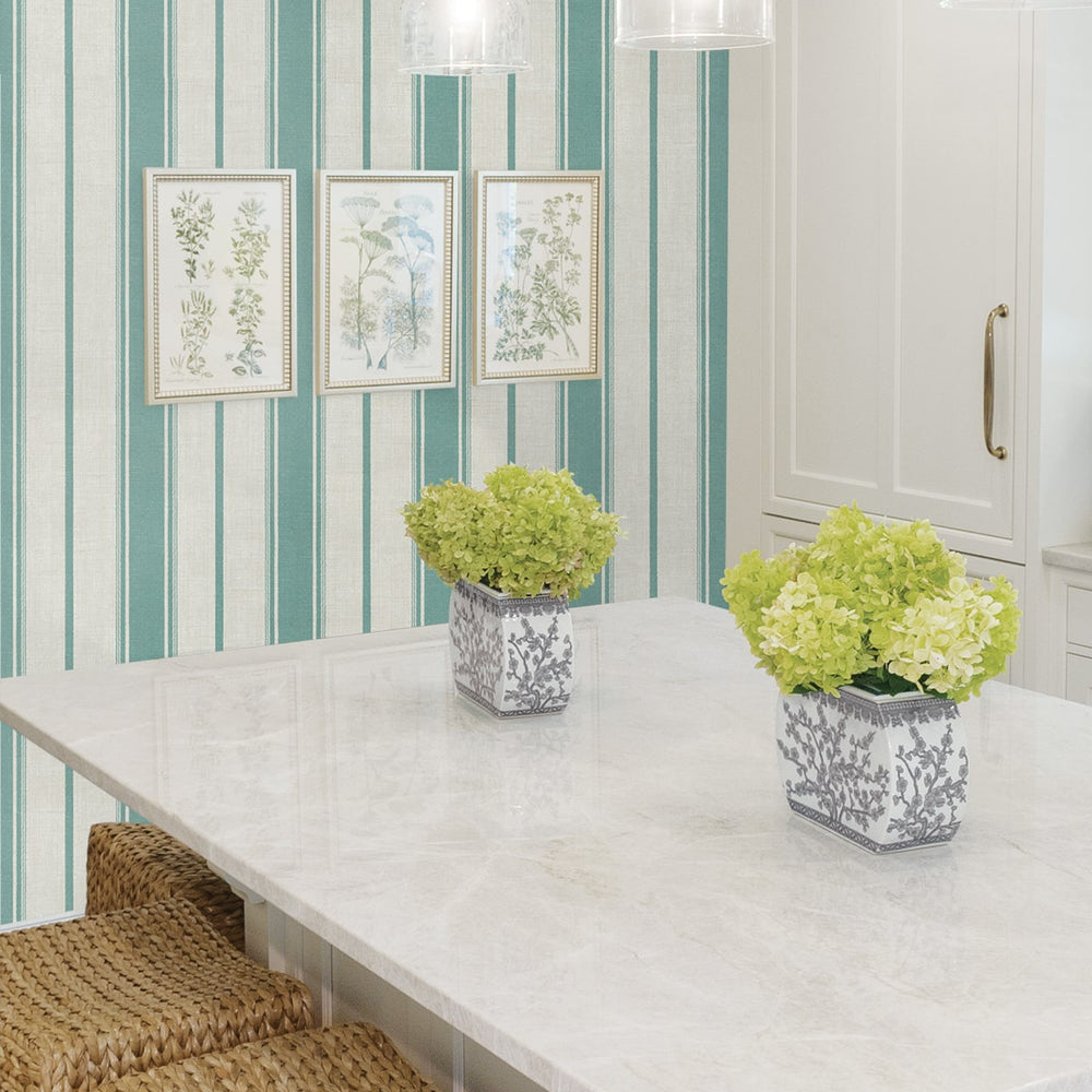 
                  
                    FC61514 striped wallpaper kitchen from the French Country collection by Seabrook Designs
                  
                