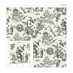 French Country Colette Chinoiserie Unpasted Wallpaper