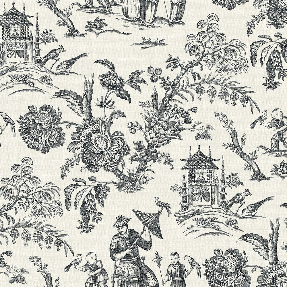 FC61800 chinoiserie wallpaper from the French Country collection by Seabrook Designs