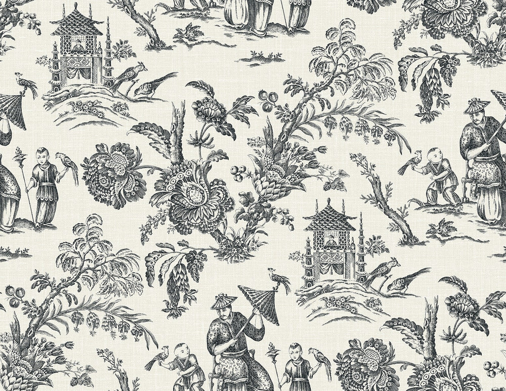 French Country Colette Chinoiserie Unpasted Wallpaper
