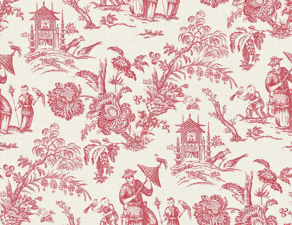 FC61801 chinoiserie wallpaper from the French Country collection by Seabrook Designs