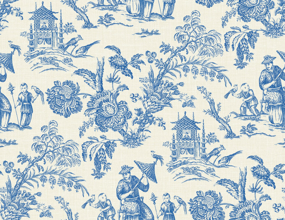 FC61812 chinoiserie wallpaper from the French Country collection by Seabrook Designs