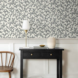 FC62100 coral coastal wallpaper entryway from the French Country collection by Seabrook Designs
